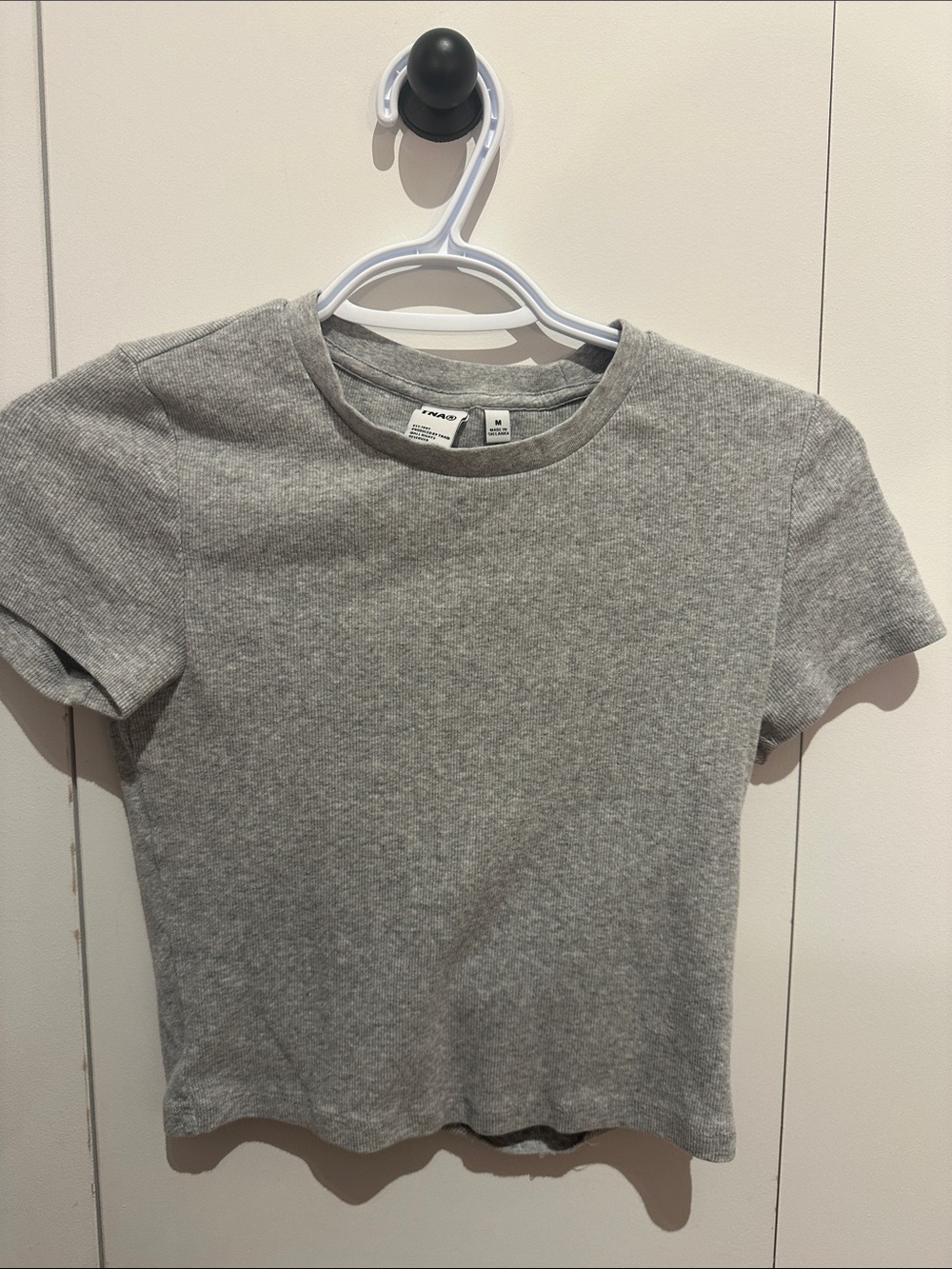 TNA Heather Gray Short Sleeve Crew Tee